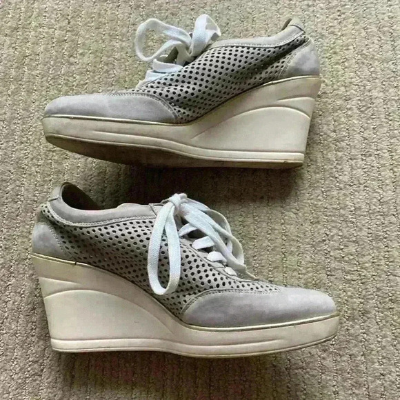 Platform Leather Sneaker Shoe high platform sneaker shoe size 38 EUR. - Picture 10 of 15